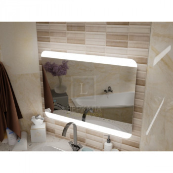 Зеркало для ванной с подсветкой Салерно 135х70 см